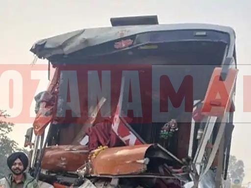 बस के अंदर सो रहे युवक को खींच कर ले गई मौत, सवारियों की जान भी खतरे में पड़ी