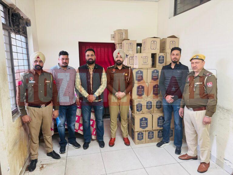 चुनावों के बीच जालंधर में चंडीगढ़ से लाई 100 पेटी शराब पकड़ी, चुनावी शराब होने की आशंका