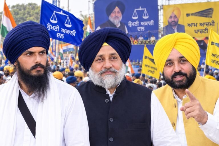 पंजाब की सियासत में बड़ा खेल: “वारिस पंजाब दे” ने खेला दाव, सीएम भगवंत सिंह मान और सुखबीर बादल की बड़ी टेंशन